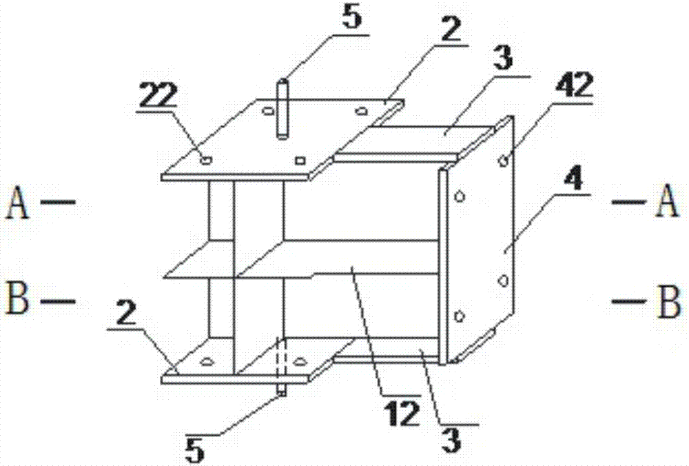 Bamboo (wood) frame structure beam column assembly type energy consumption joint