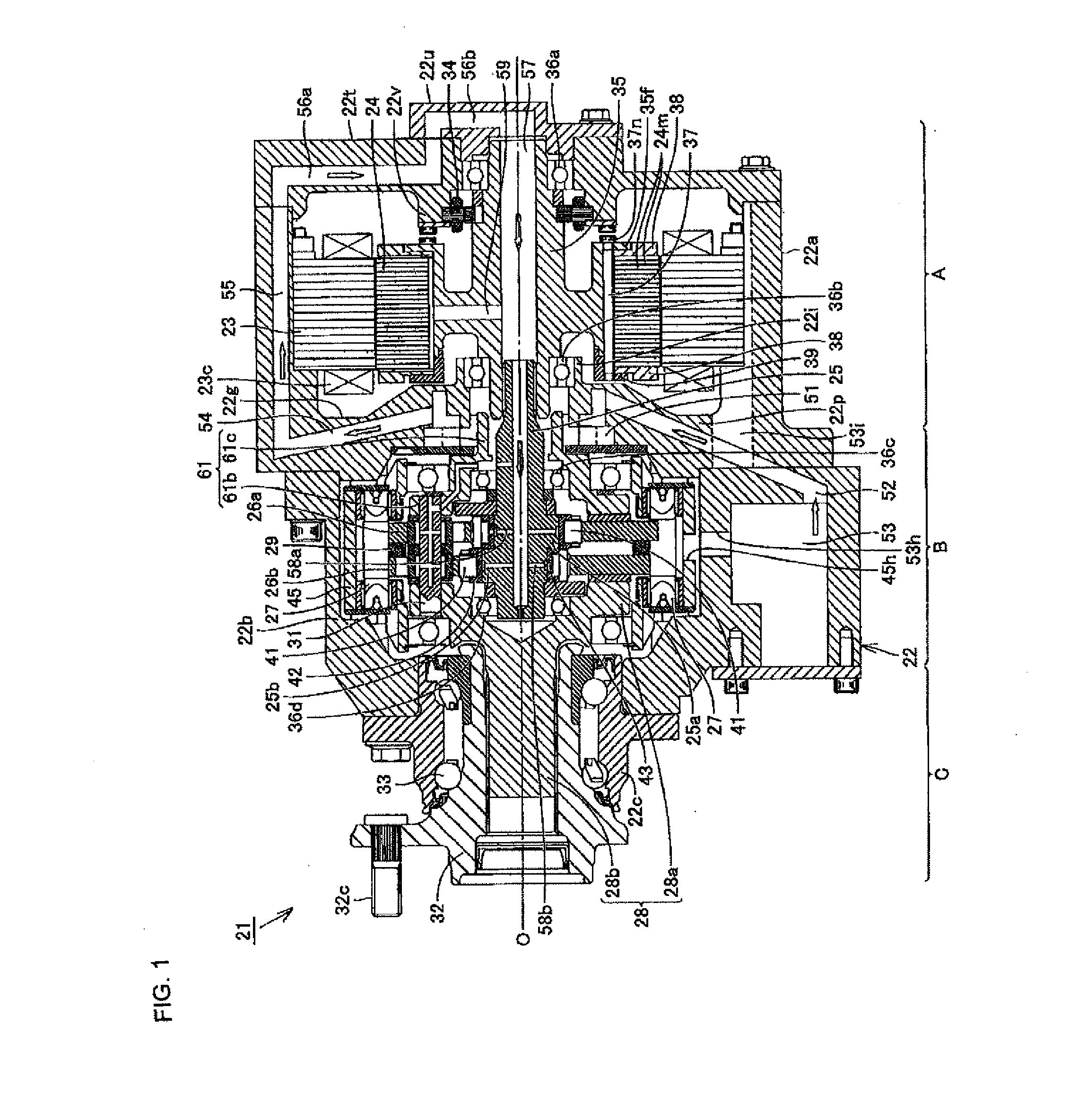 Wheel drive motor and in-wheel motor drive assembly