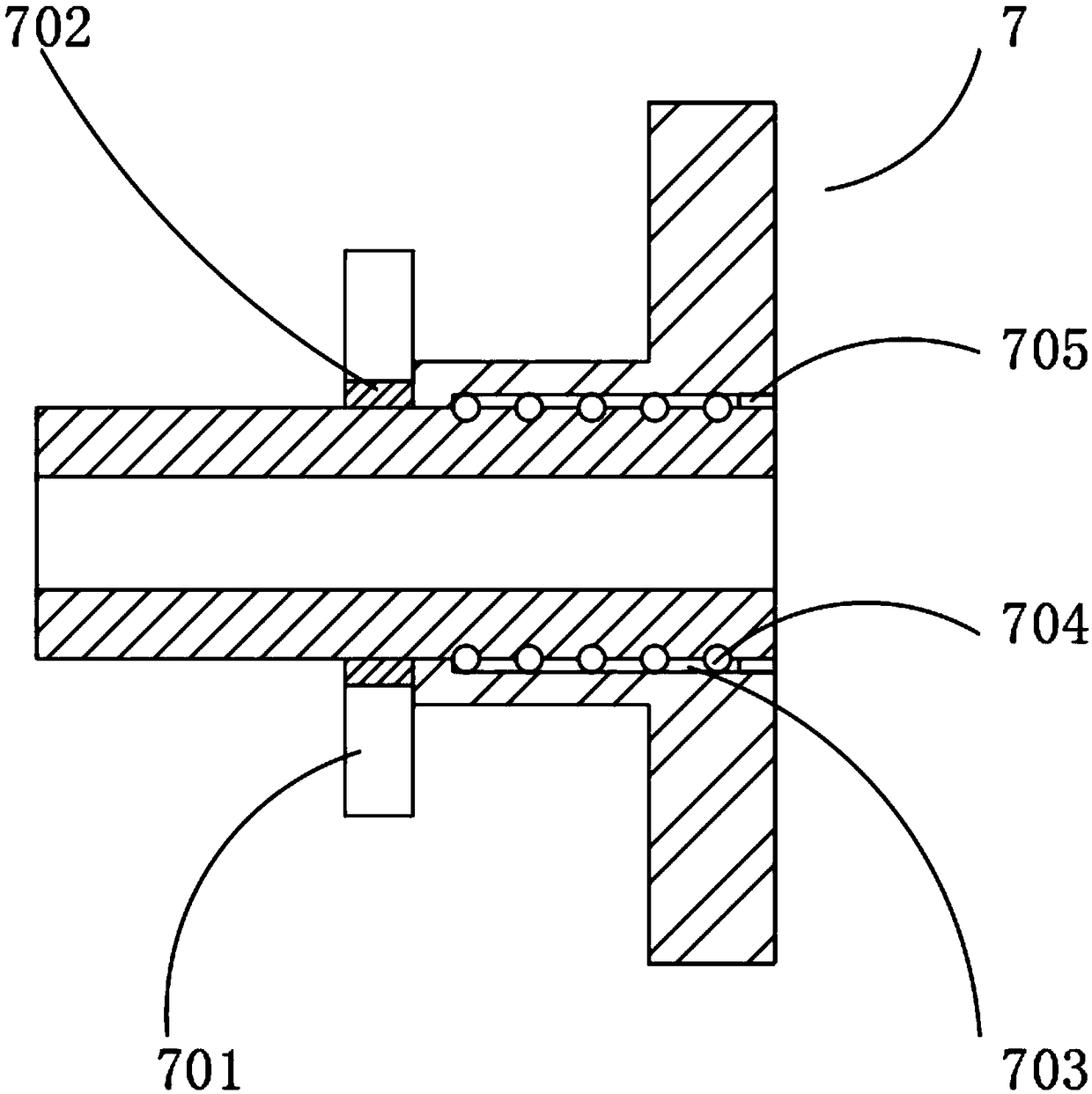 Oiling equipment for chemical fiber silk production