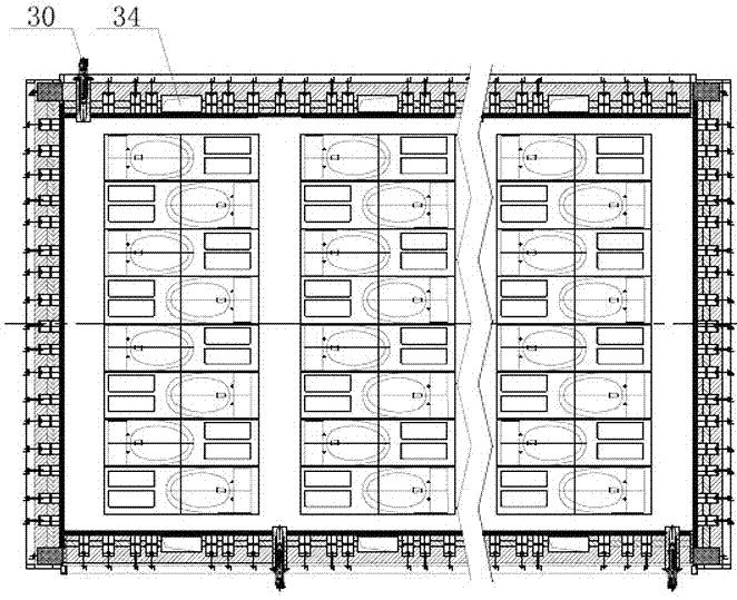 Energy saving kiln for preventing ash contamination and with low heat storage