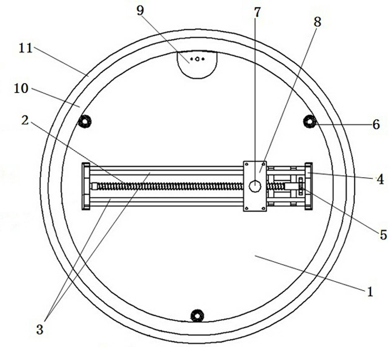 Eccentric wheel capable of intelligently adjusting eccentricity