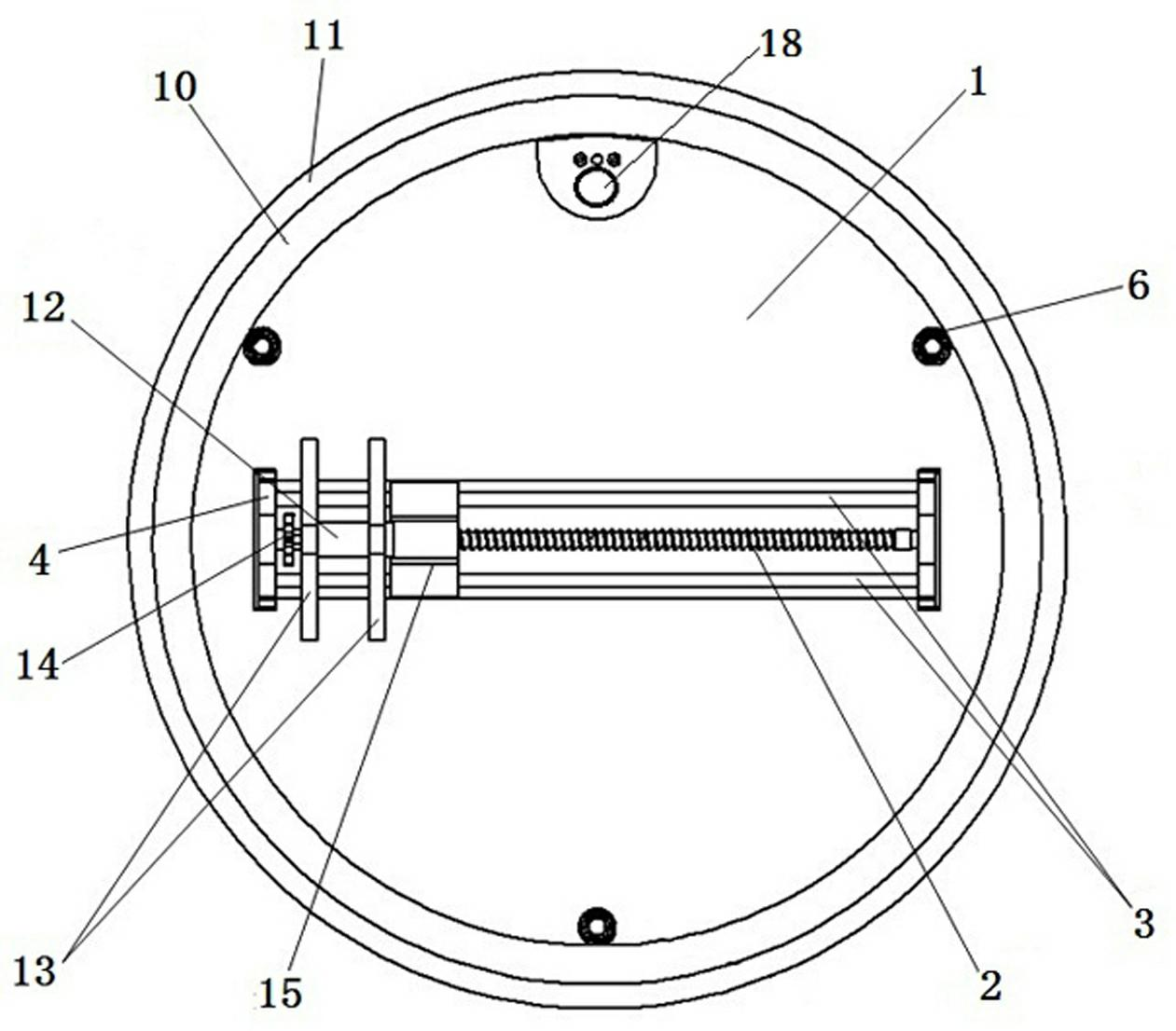 Eccentric wheel capable of intelligently adjusting eccentricity