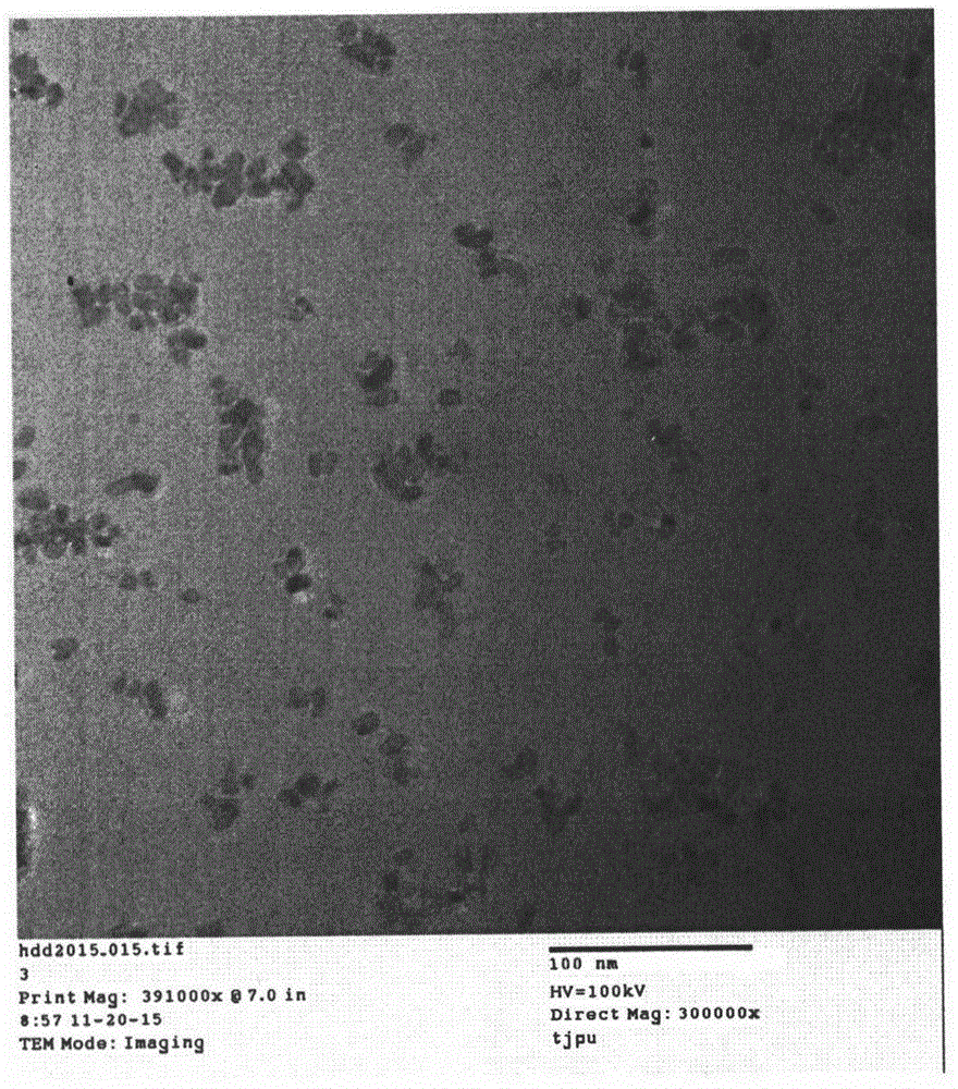 A method for directly preparing tin dioxide nanoparticles by utilizing metallic tin