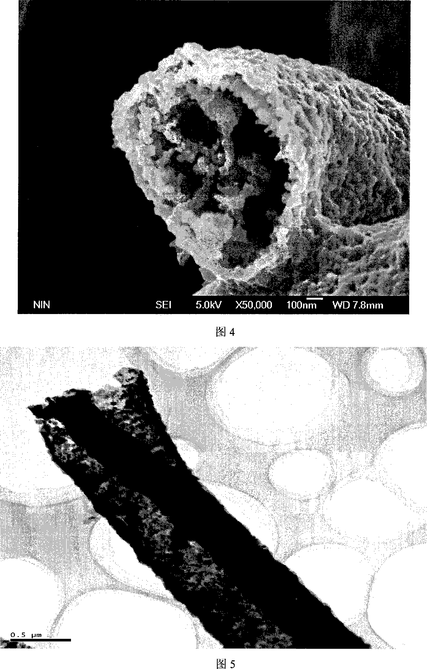 Method for preparing inorganic Nano / micro tube