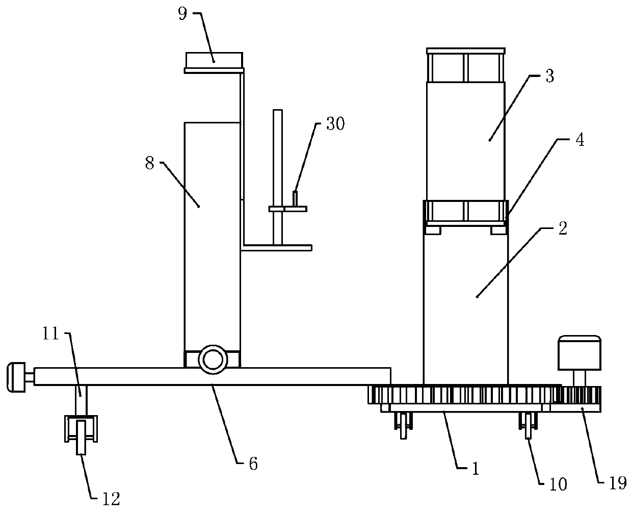 X-ray flaw detector verification platform and measurement method