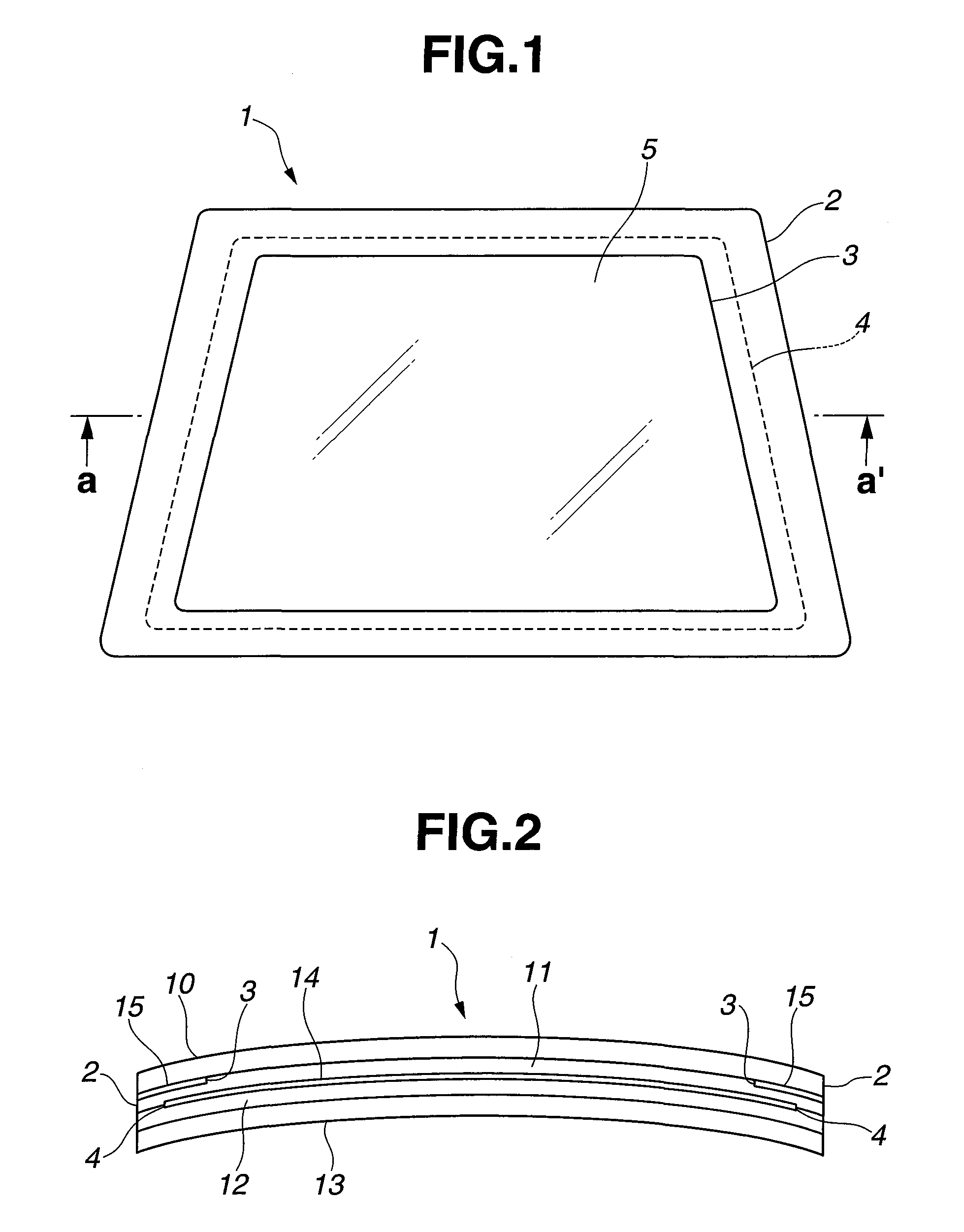 Laminated Glass With Inserted Plastic Film