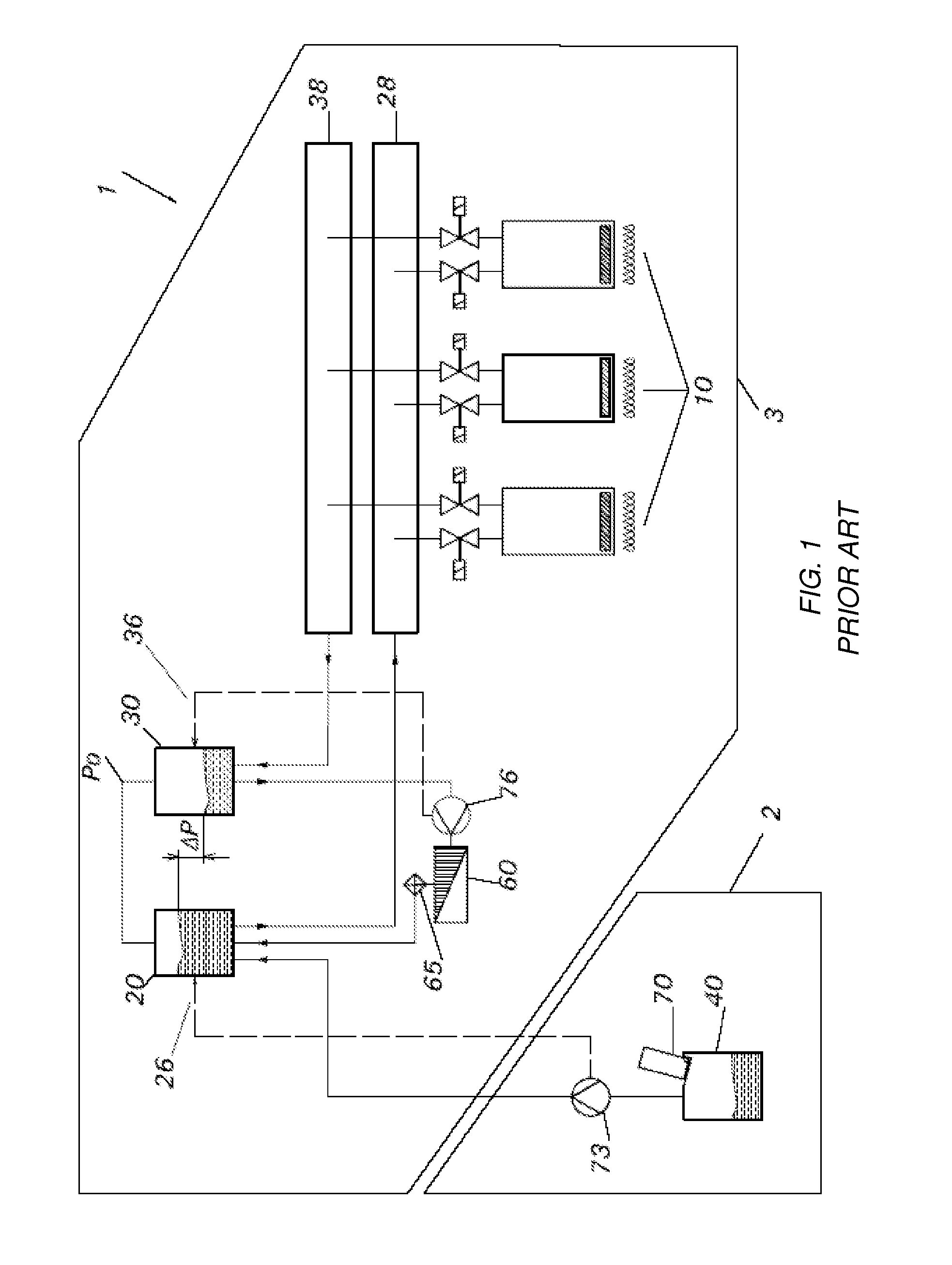 Ink degassing for circulating ink supply systems in ink jet printers