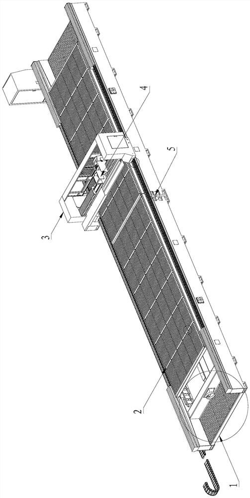 High-precision large-breadth laser cutting machine