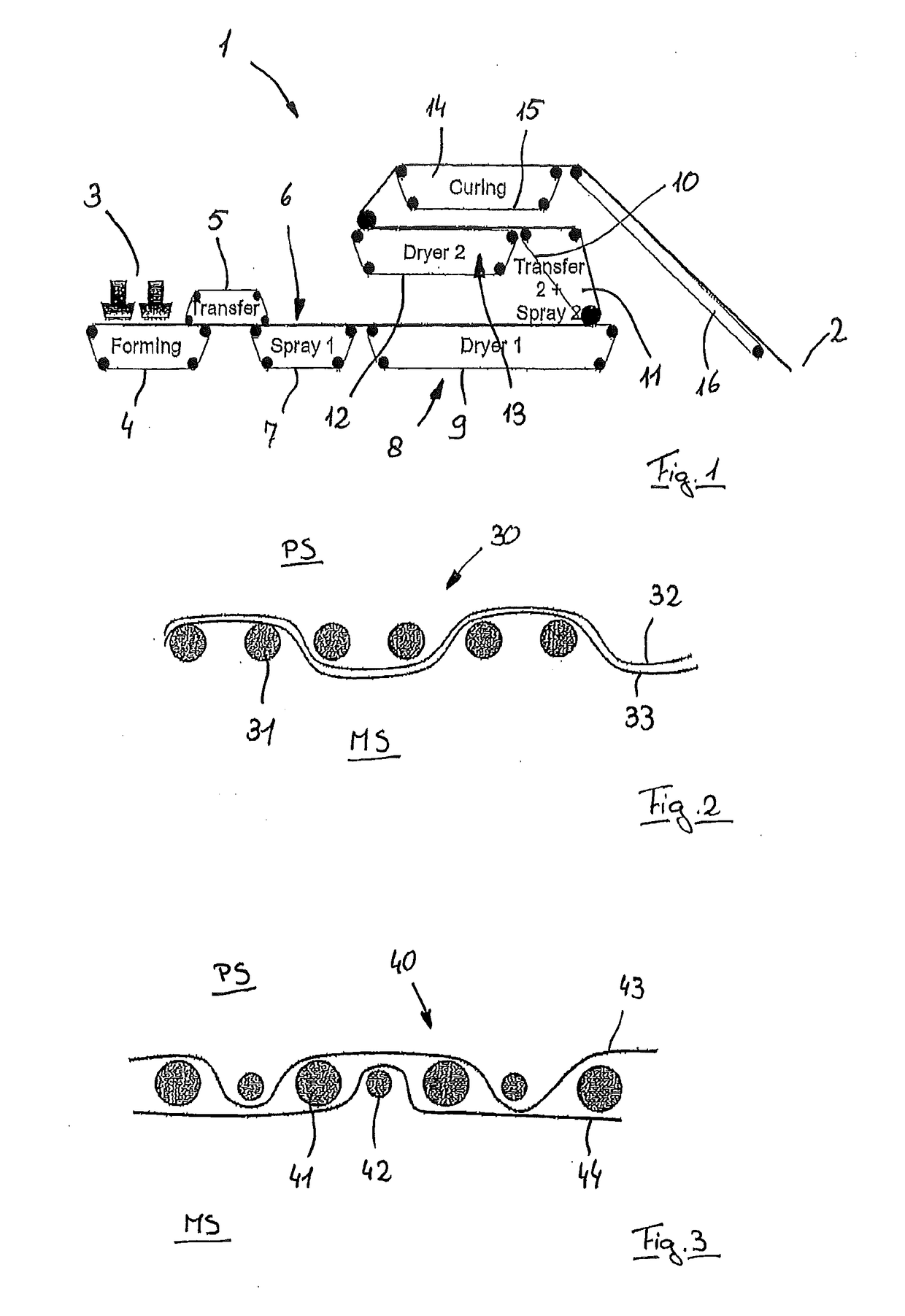 Industrial fabric, method for producing a nonwoven, and use of an industrial fabric