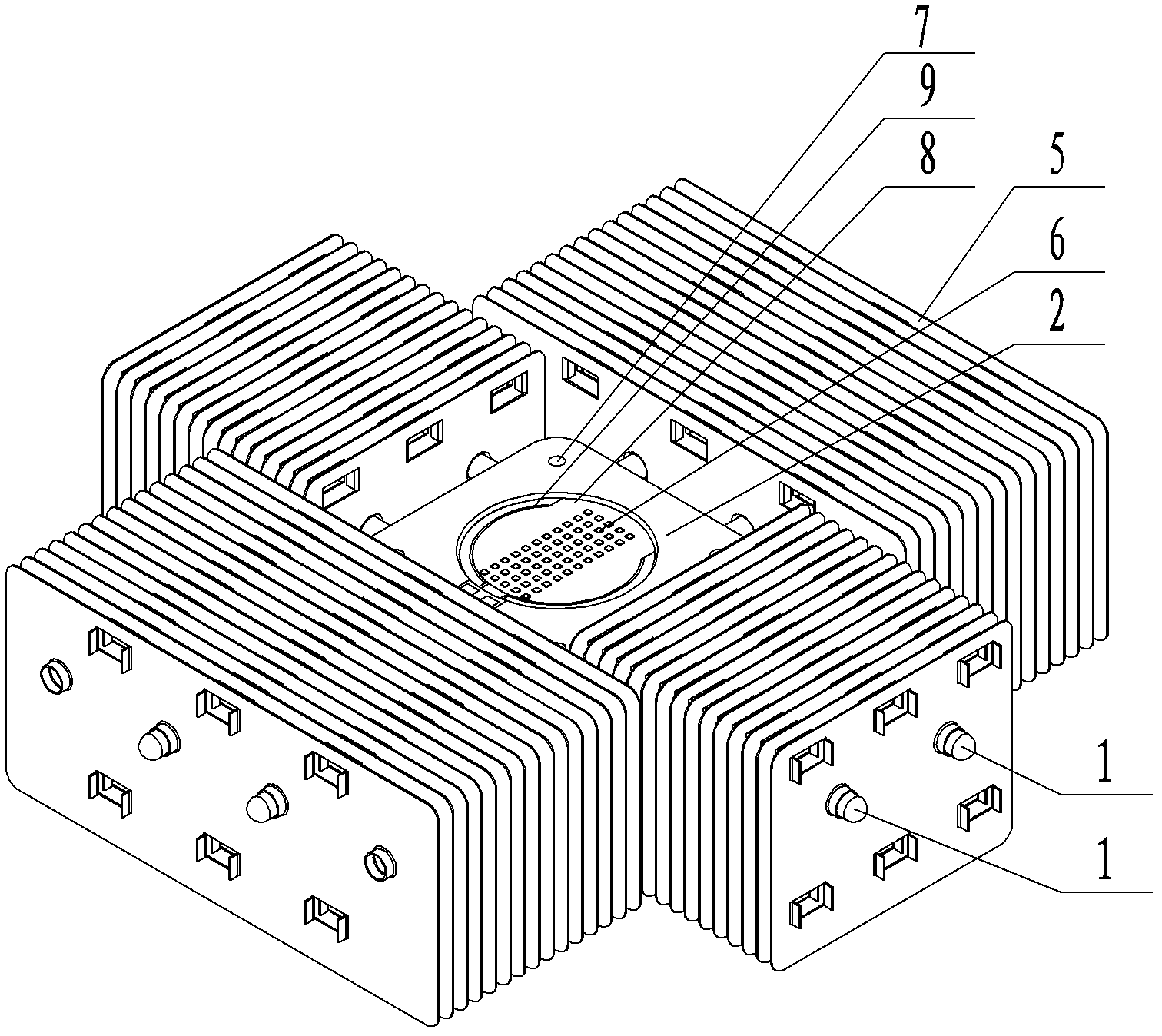 Heat-pipe type LED (light emitting diode) lamp