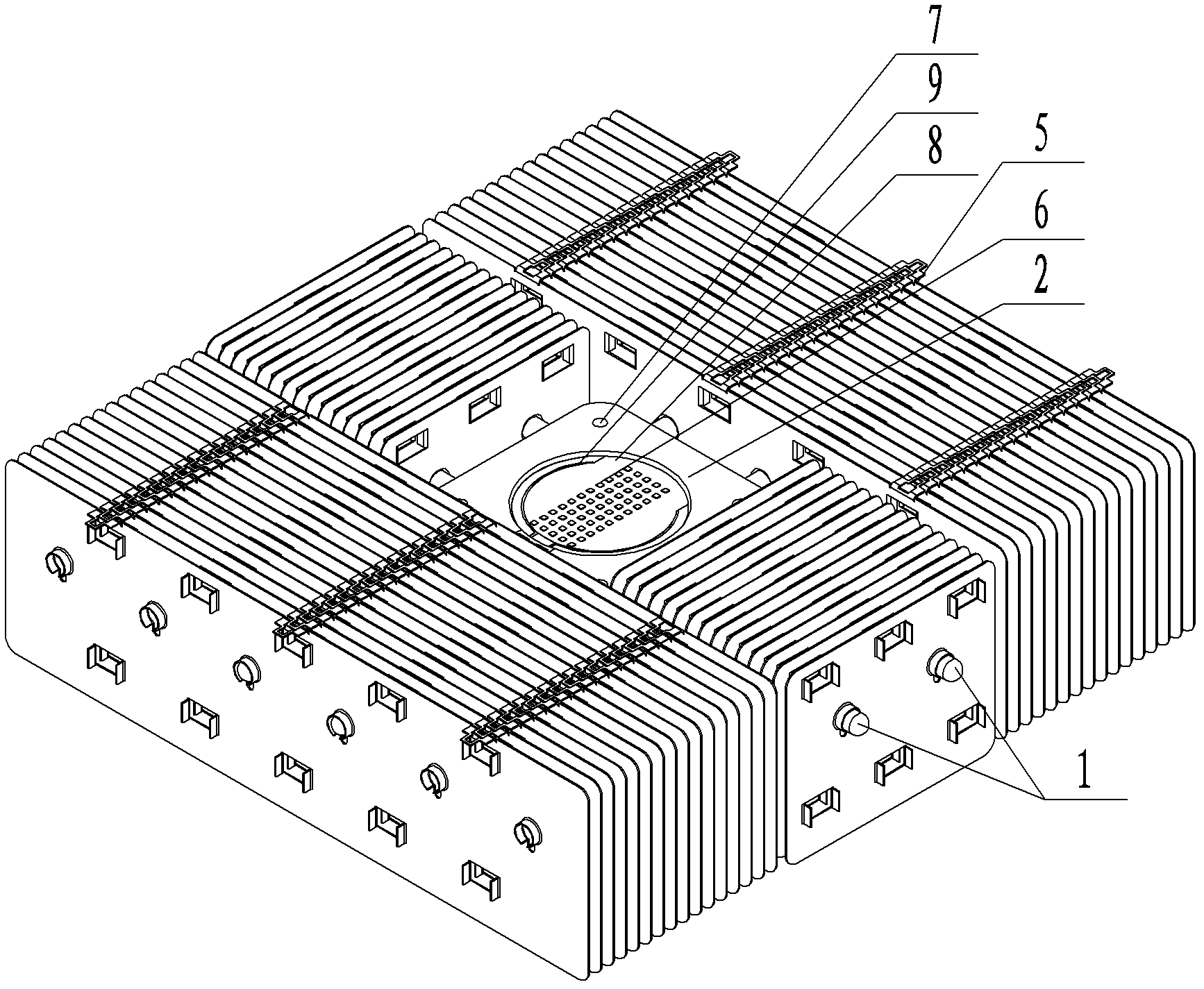 Heat-pipe type LED (light emitting diode) lamp