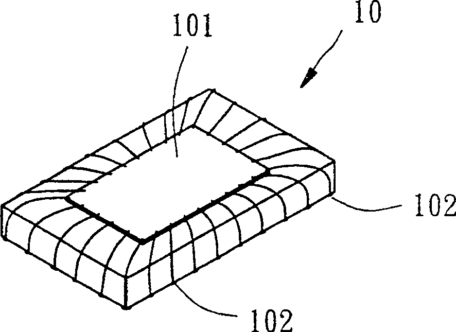 Manufacturing method of wafer level testing circuit board and structure thereof