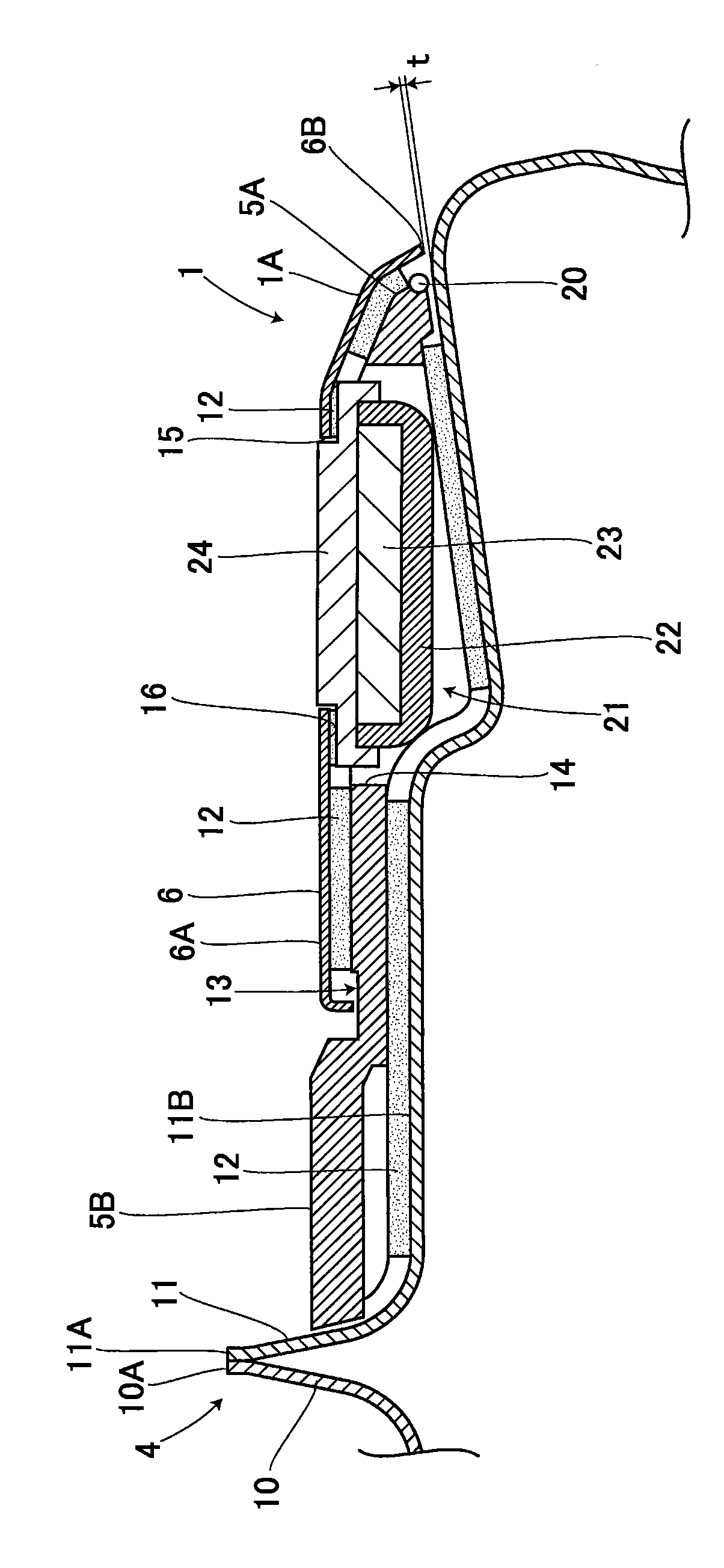 A side sill garnish for a vehicle door opening