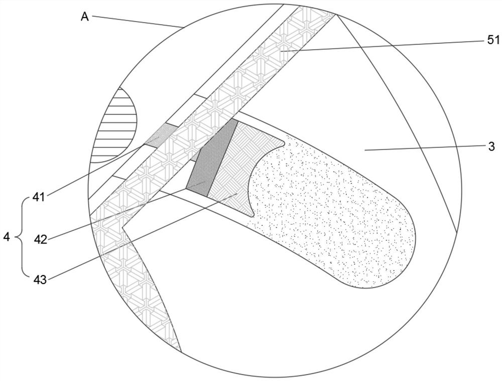 Detection device for preventing clamping stagnation of detection wheel of wire drawing machine for producing wires