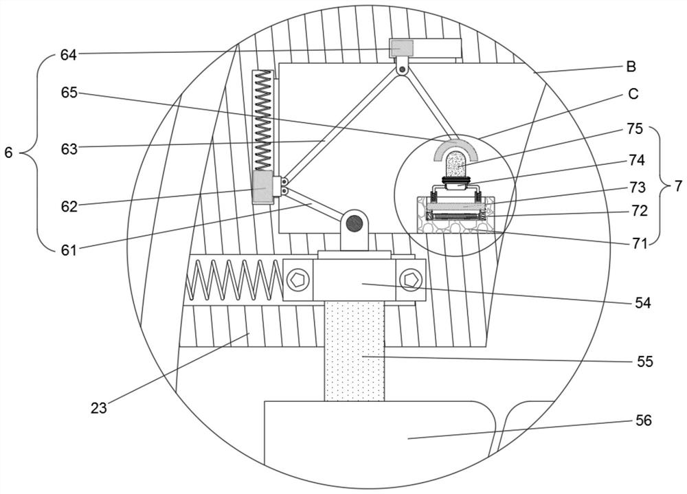 Detection device for preventing clamping stagnation of detection wheel of wire drawing machine for producing wires