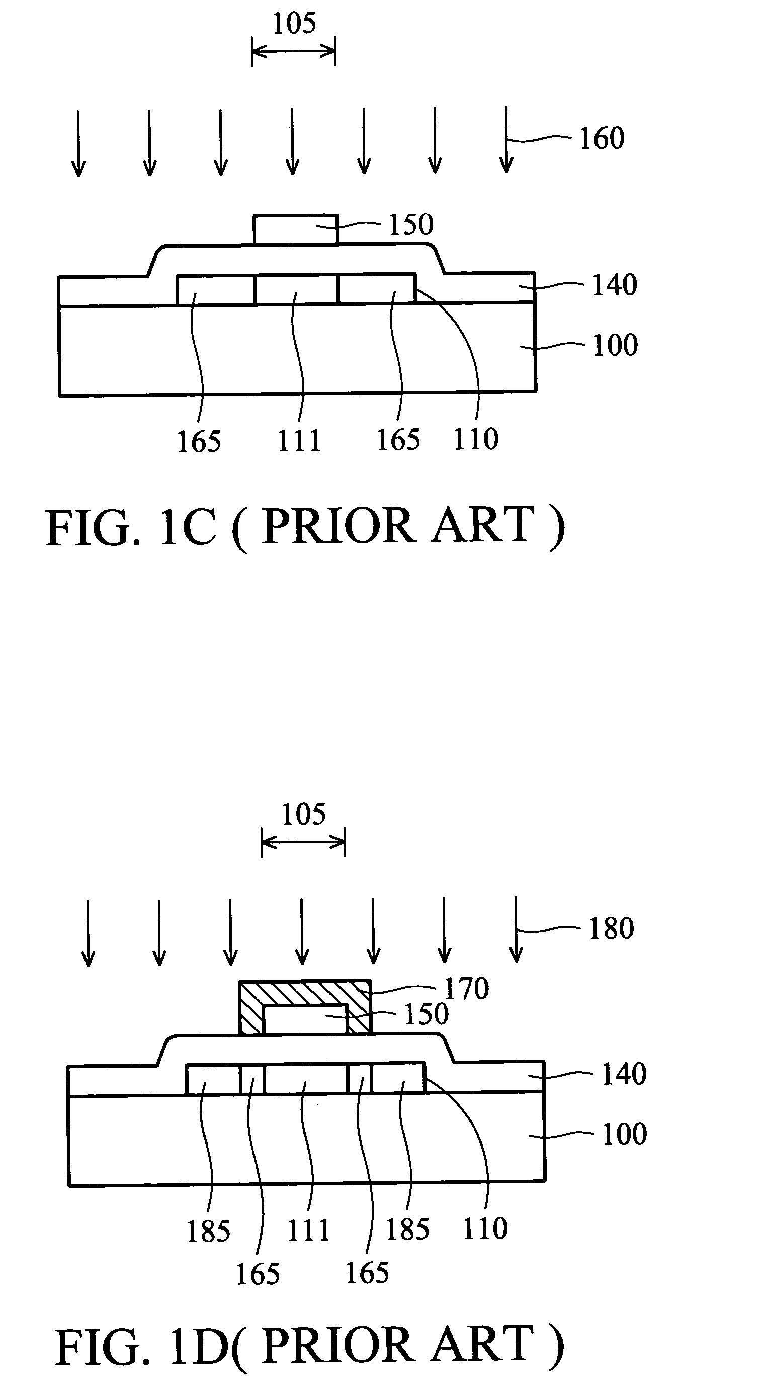 Method of forming a top gate thin film transistor