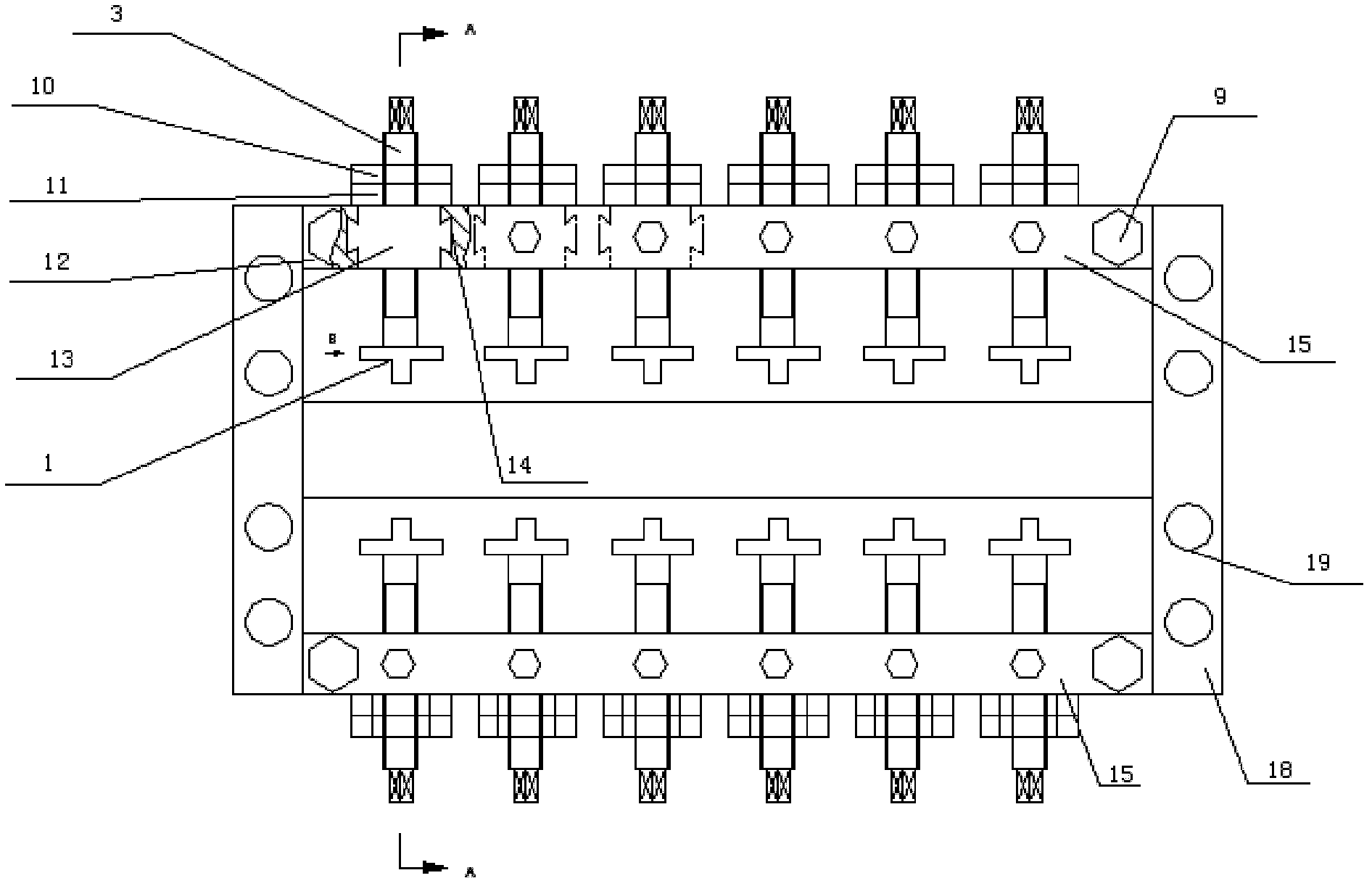 Fixture for elbows with space curves as axes