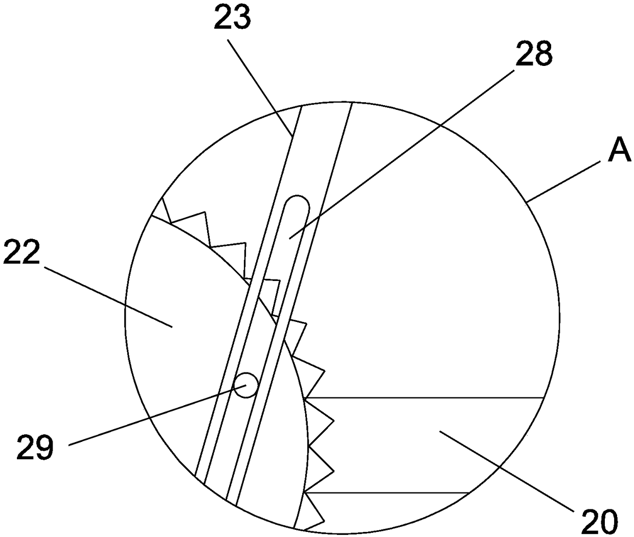 Uniform spinning silk yarn winding device