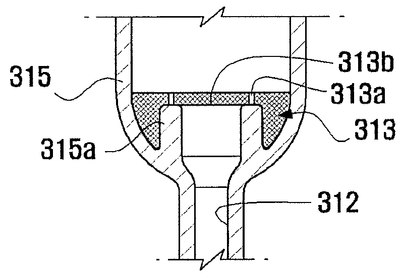 Liquid container having vacuum pumping device