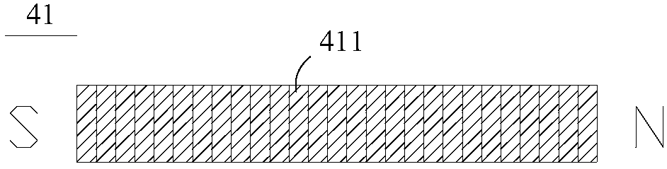 Magnetic workpiece reset structure and method and magnetic workpiece discharge mechanism