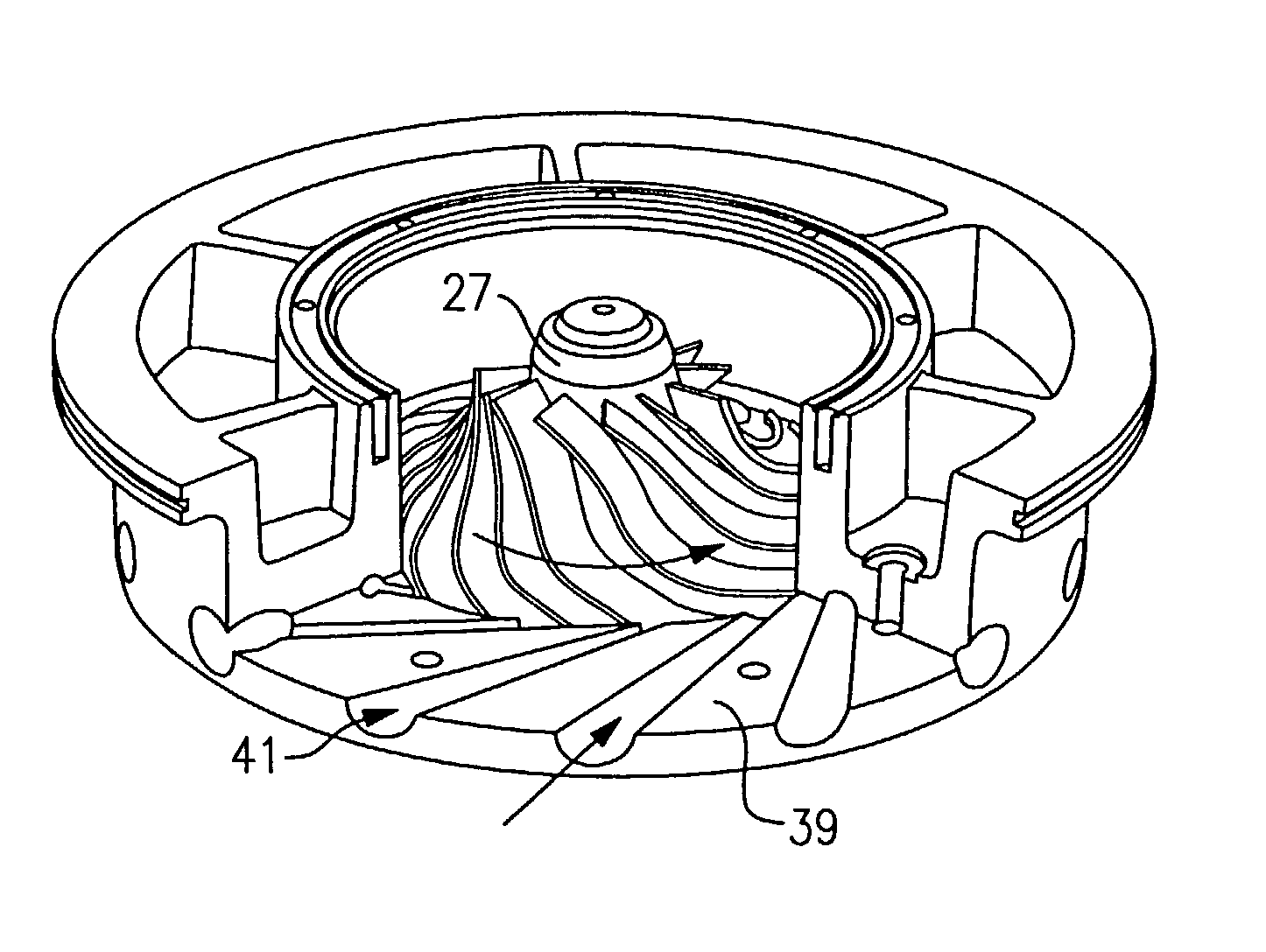 Dual-use radial turbomachine