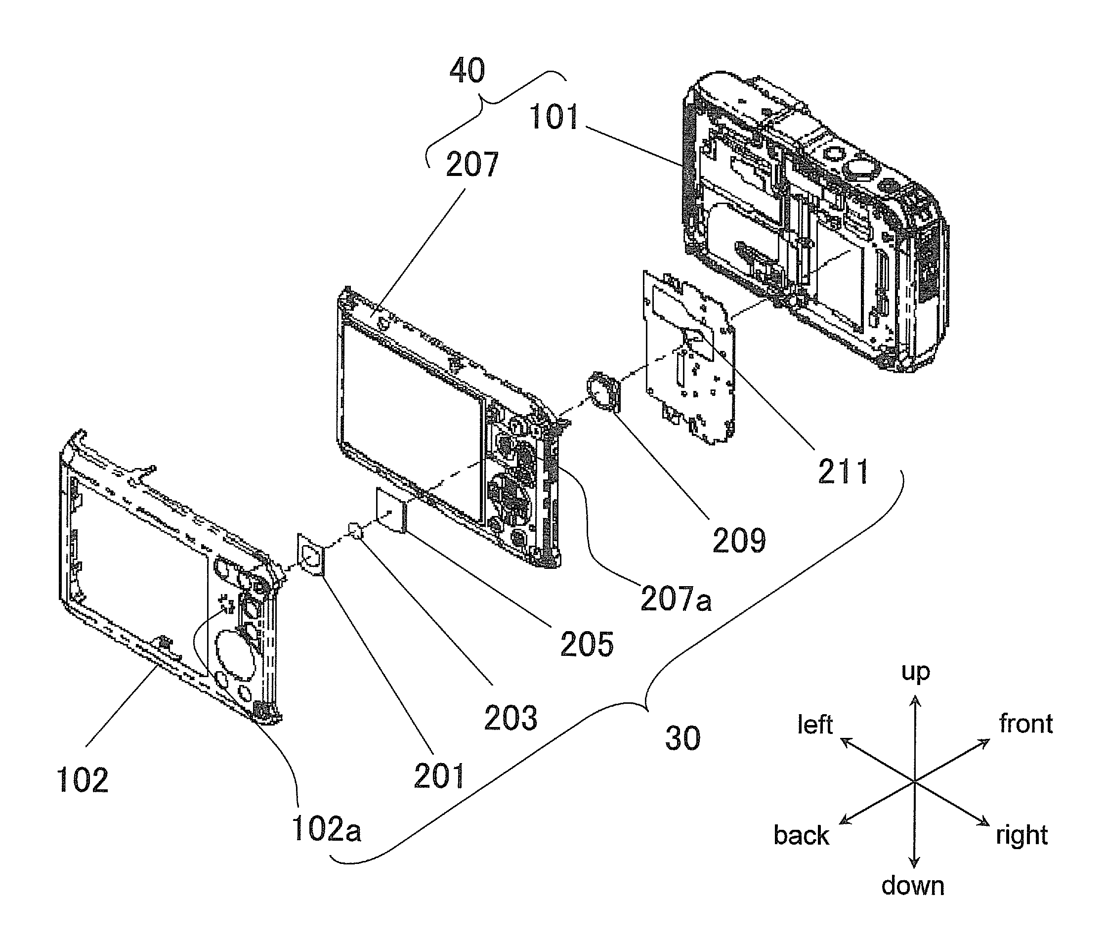 Waterproof structure for electronic device