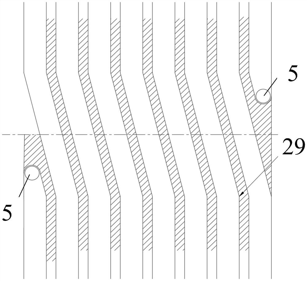 Water-oil combined cooling gear motor base