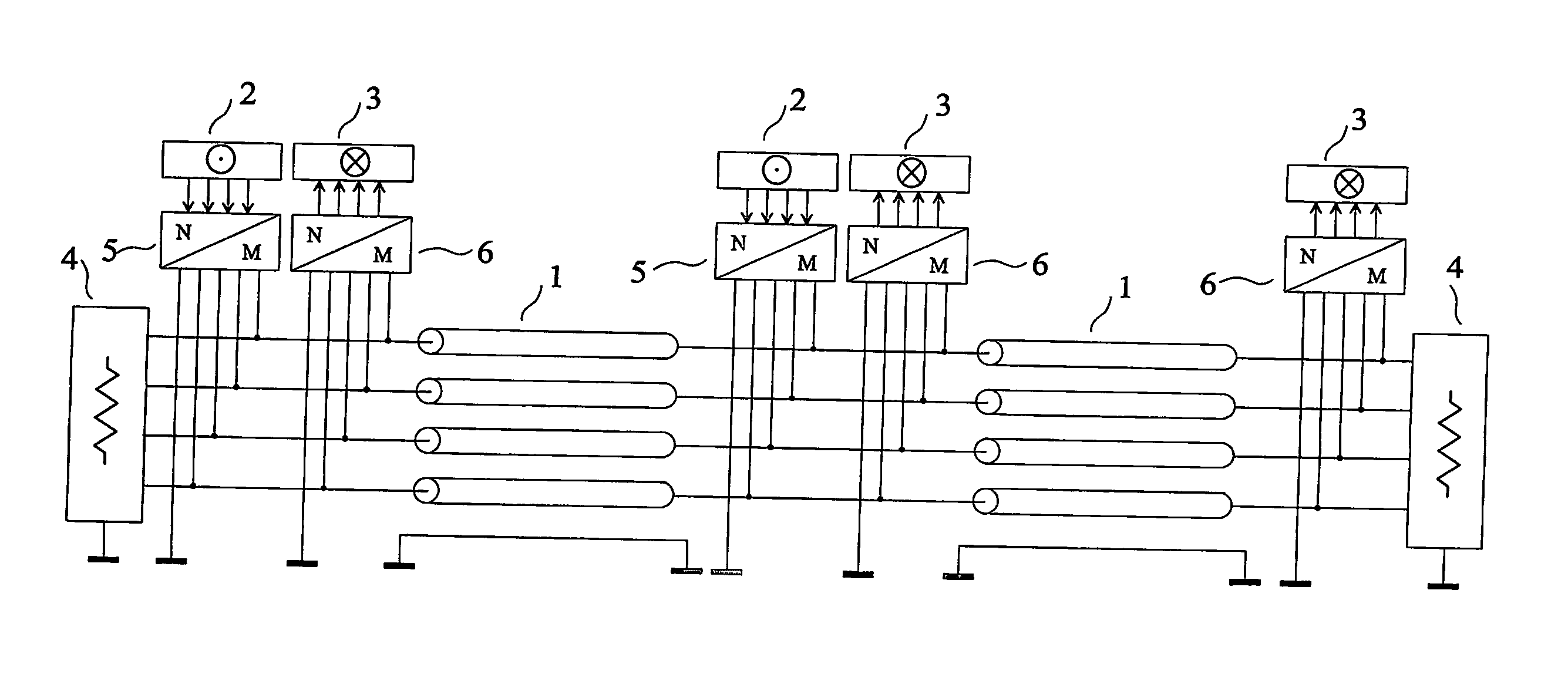 Method and device for transmission without crosstalk