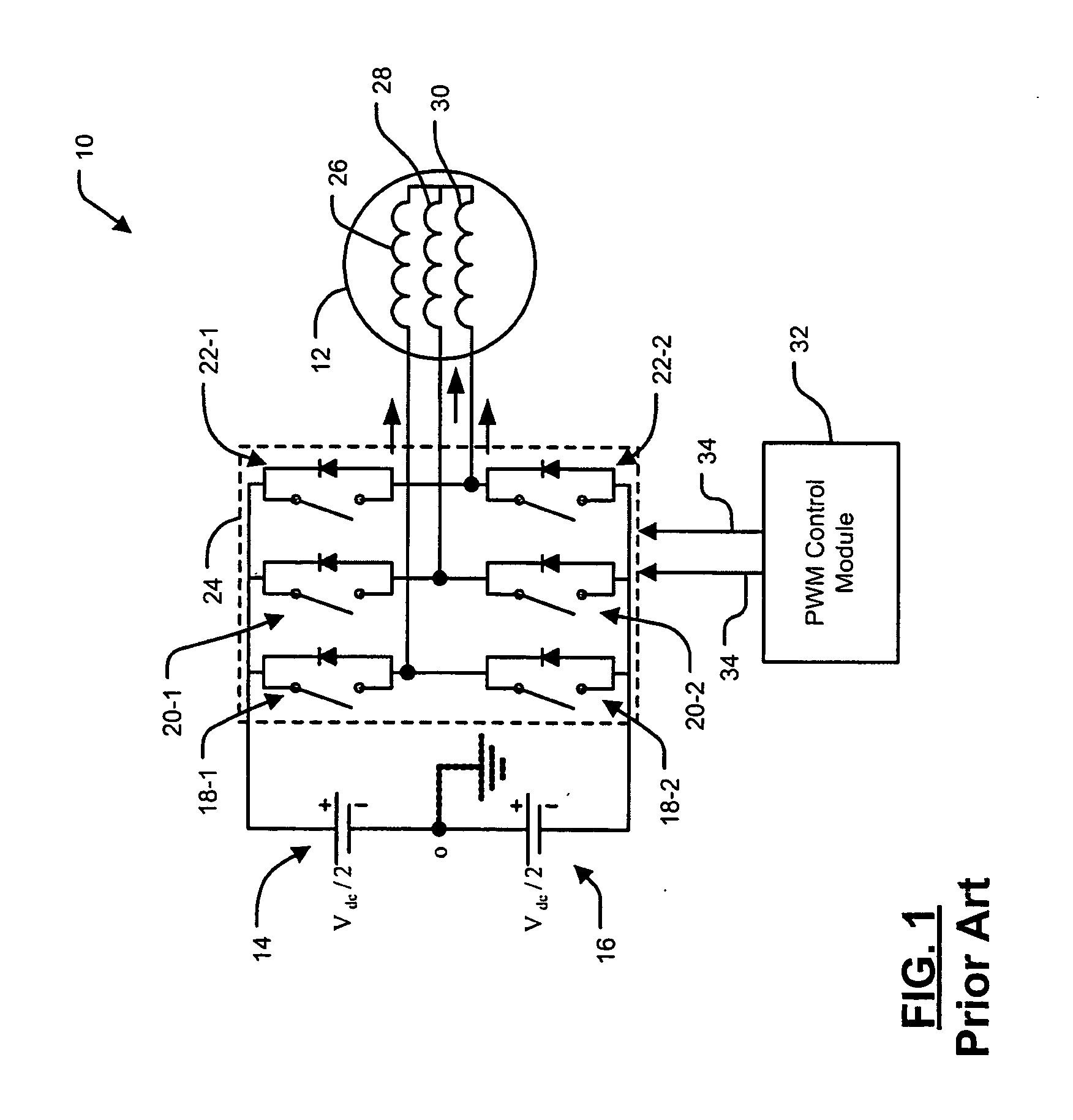 Loss minimized PWM for voltage source inverters taking into account inverter non-linearity