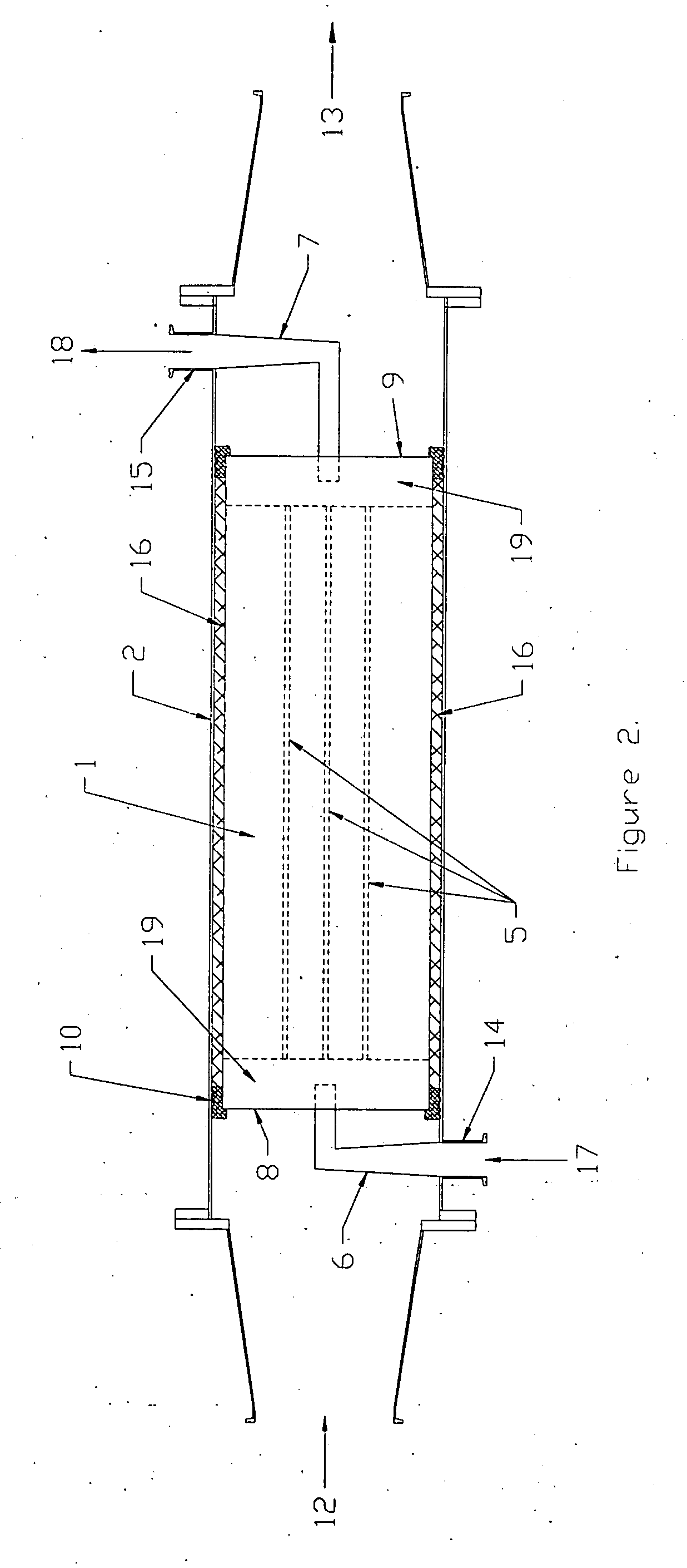 Membrane devices with controlled transmembrane pressure and method of use