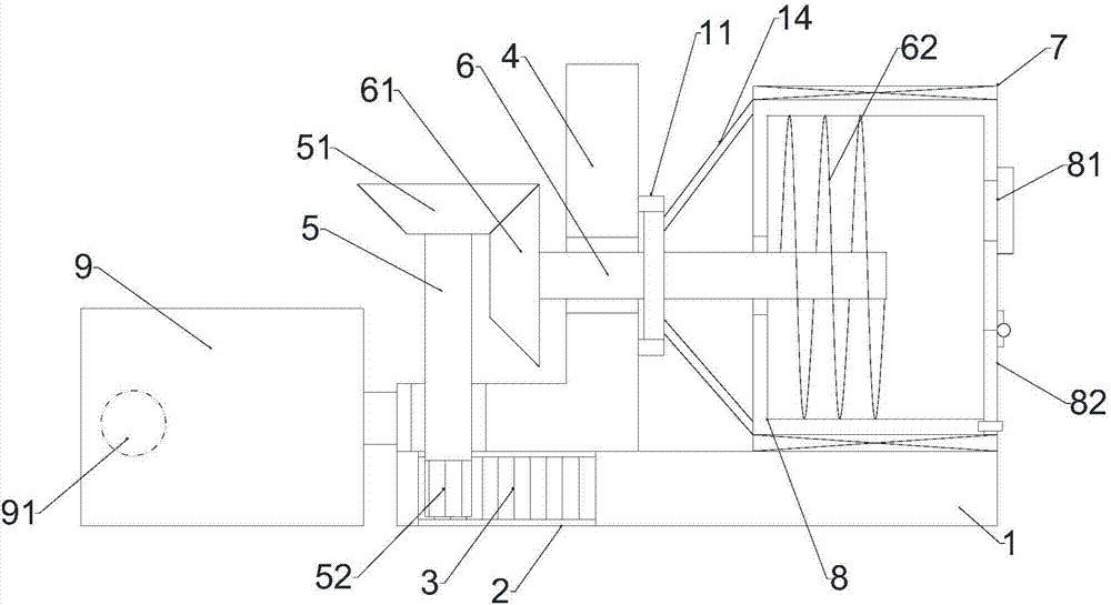 Production apparatus for gardening nutritional soil