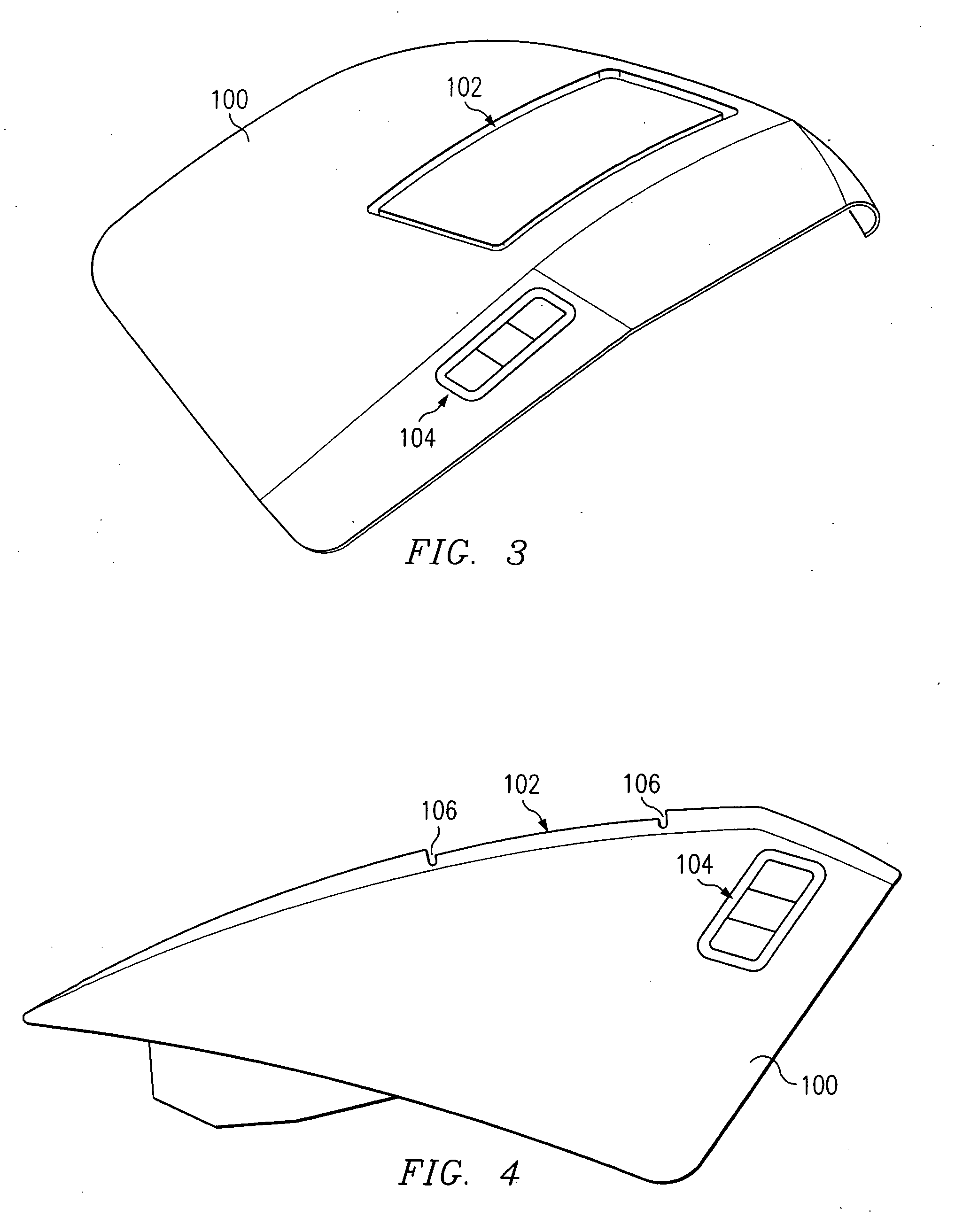 Method and system for deploying a mirror assembly from a recessed position