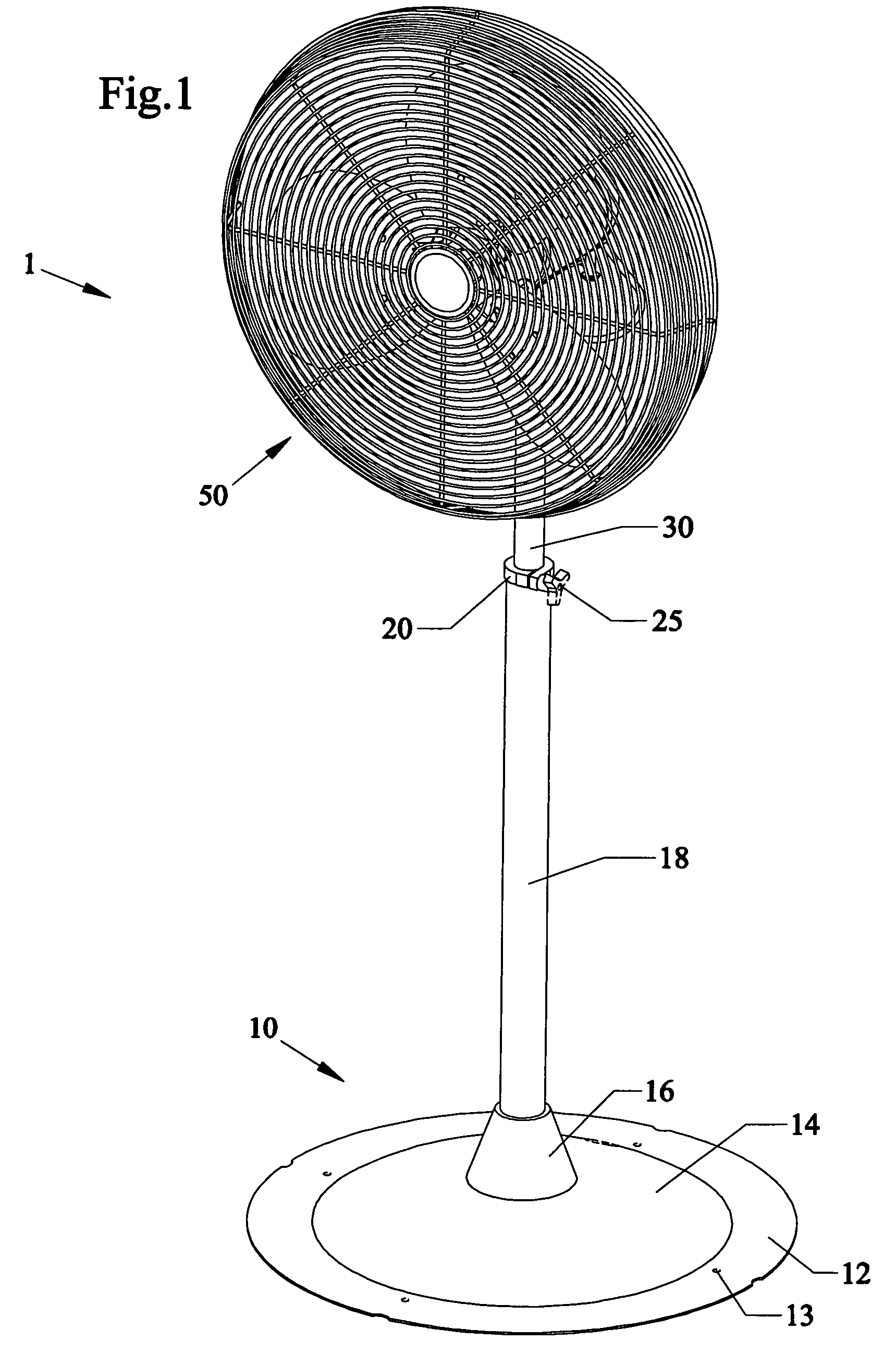 Outdoor high velocity wall and floor fans