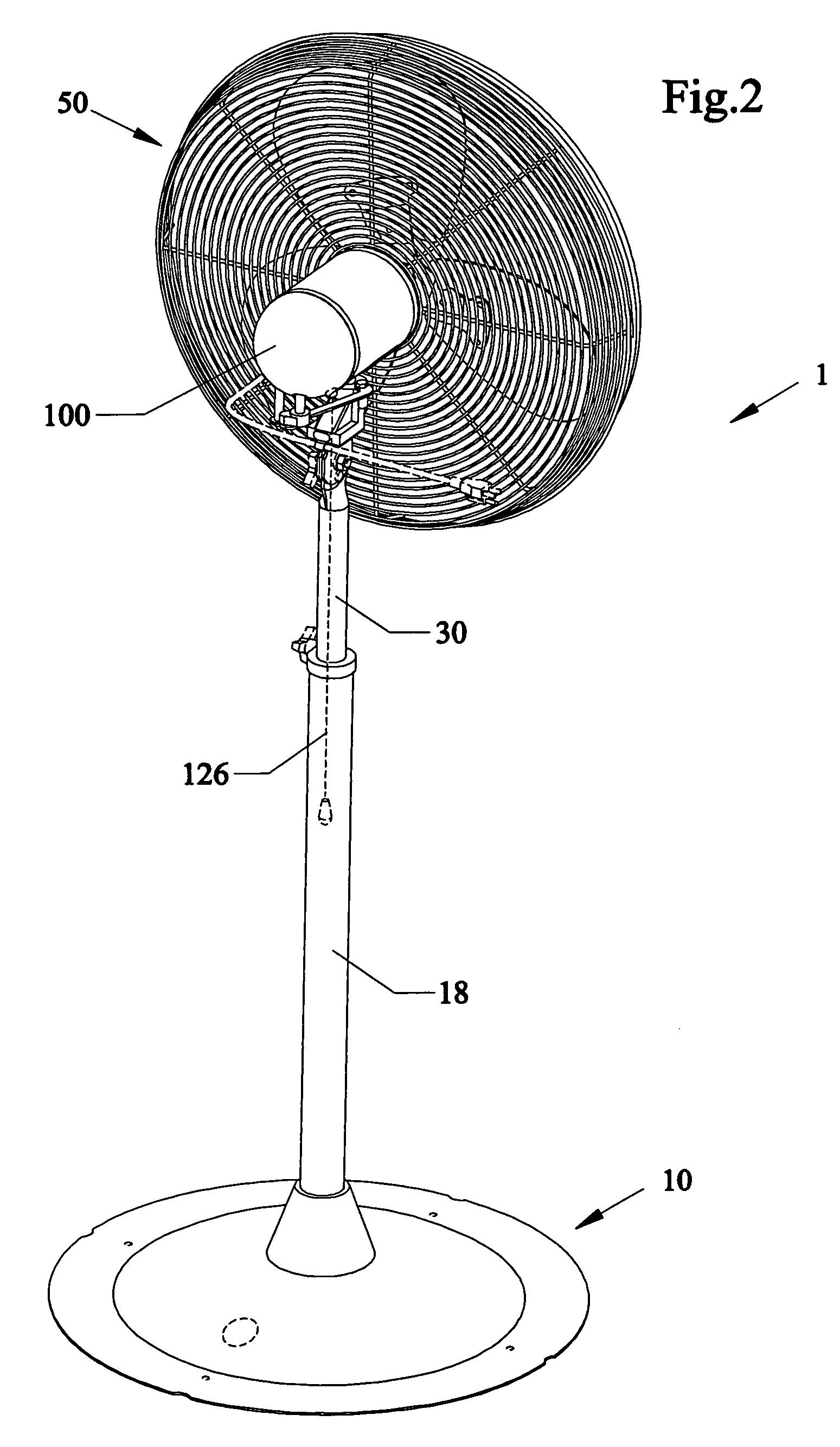 Outdoor high velocity wall and floor fans