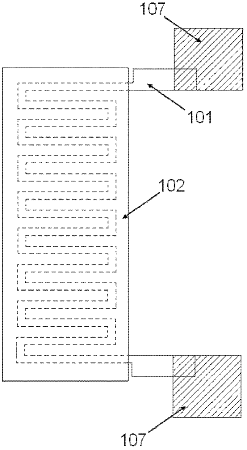 On-line test structure for Seebeck coefficient of polysilicon-metal thermocouple