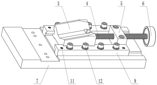 Drilling clamp for bottom inclined oil holes of hydraulic cylinder