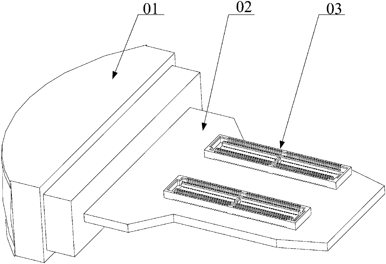 Ultrasonic probe and connector structure thereof