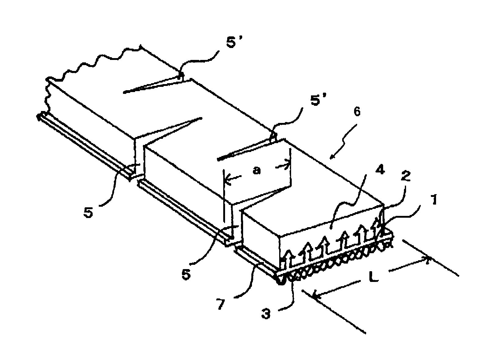 Hooking member for in-mold molding