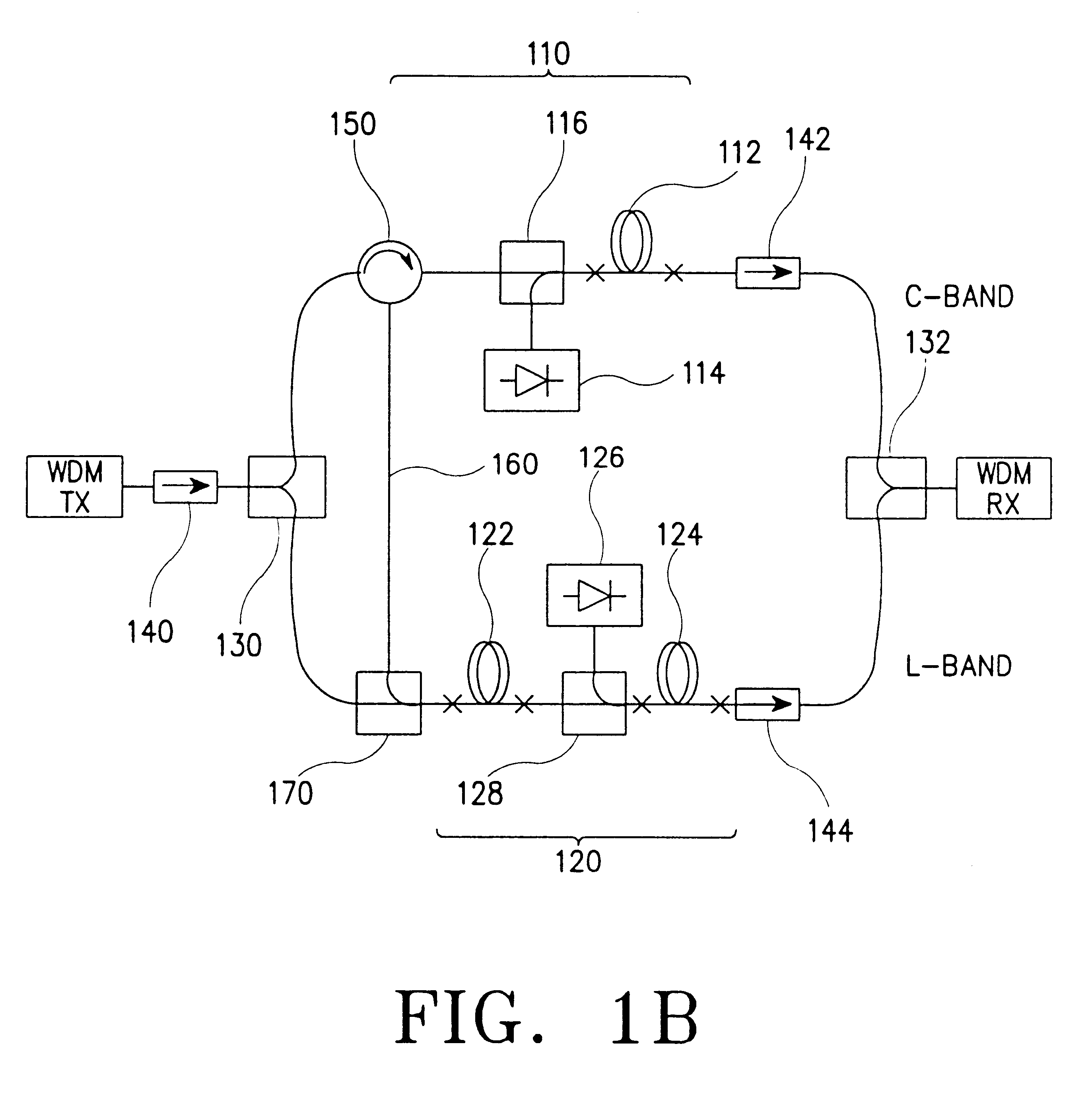 Parallel optical fiber amplifier with high power conversion