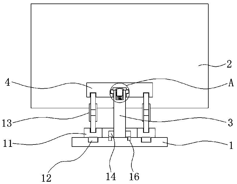 An adjustable display screen