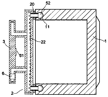 Pneumatic closed door oven