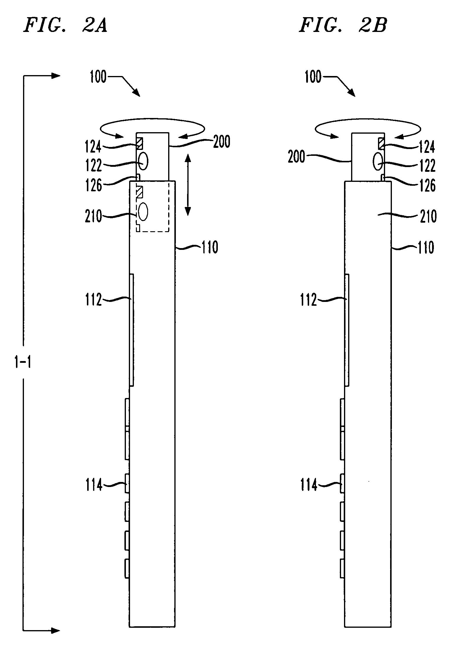 Retractable rotatable camera module for mobile communication device and method of operation thereof