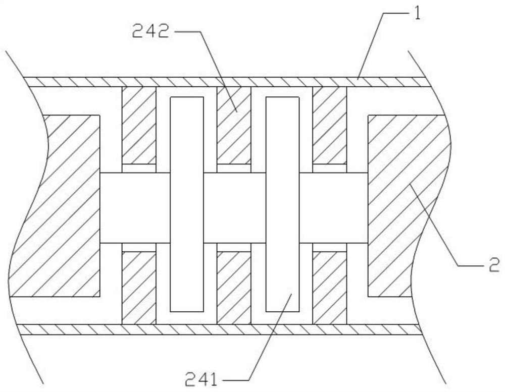 A kneading extrusion device