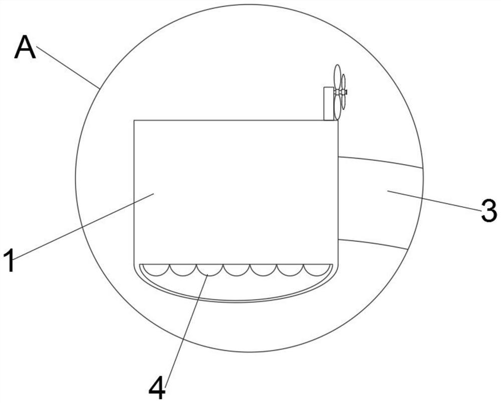 Heat dissipation mechanism of LED street lamp