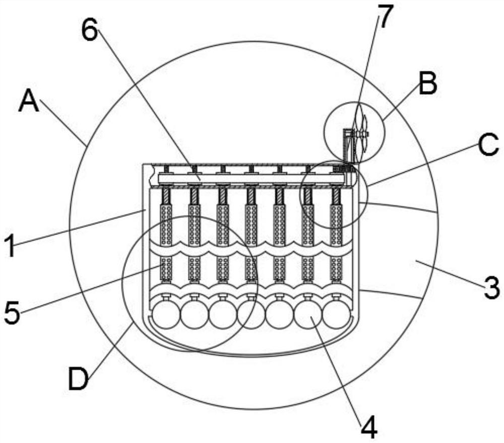 Heat dissipation mechanism of LED street lamp