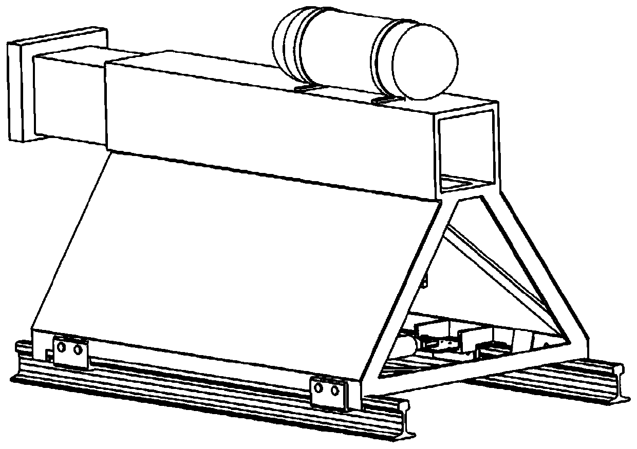 Passive hydraulic train stopper