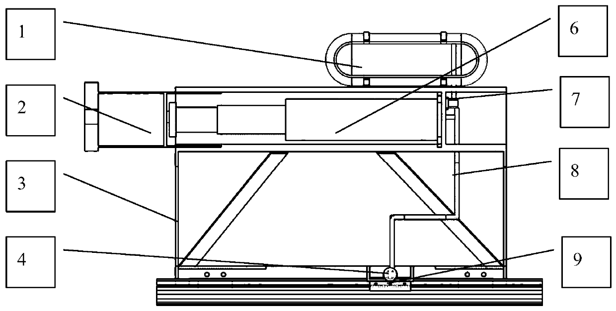 Passive hydraulic train stopper