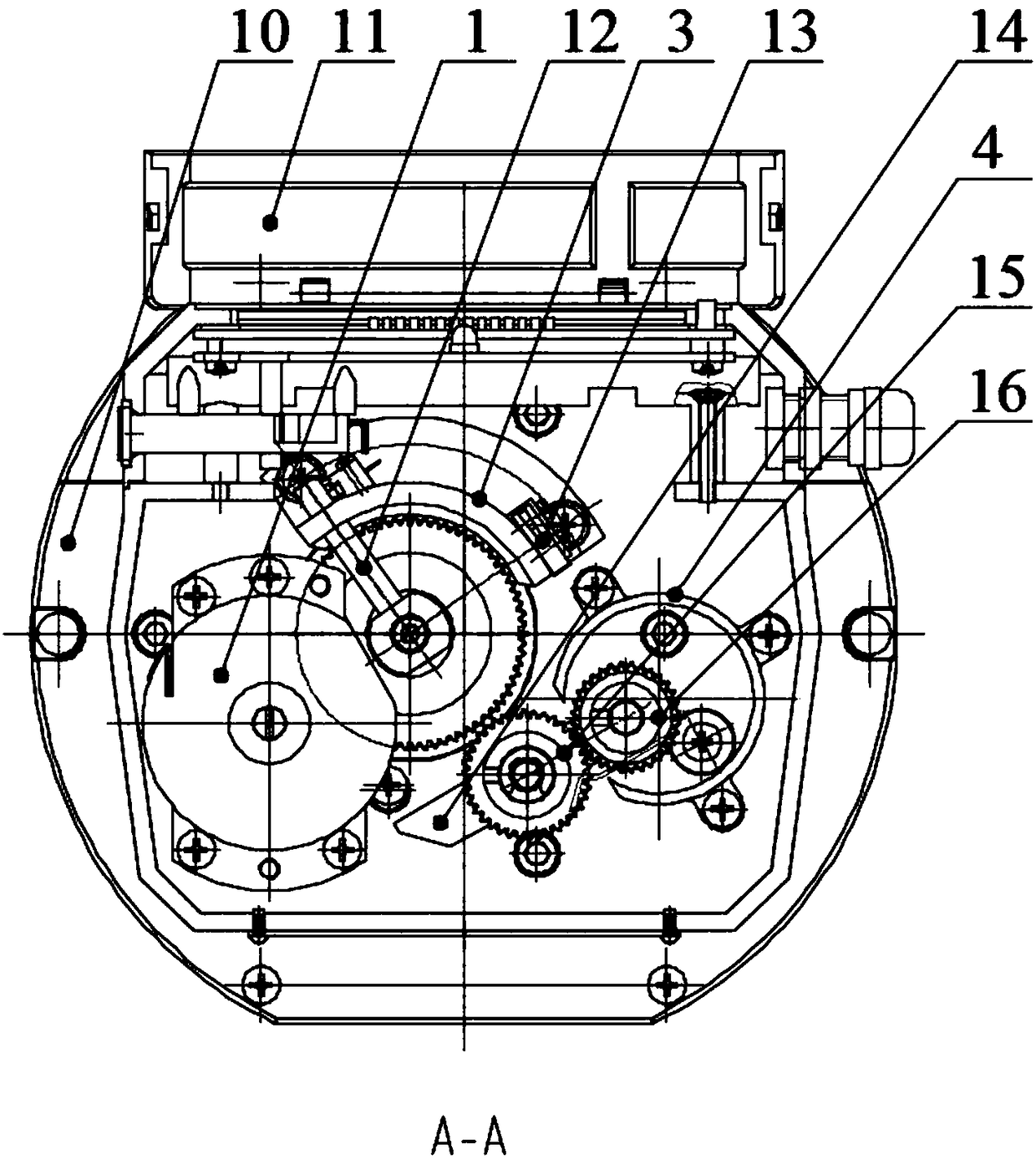 Medium-pressure fuel gas pipe straight-through ball valve