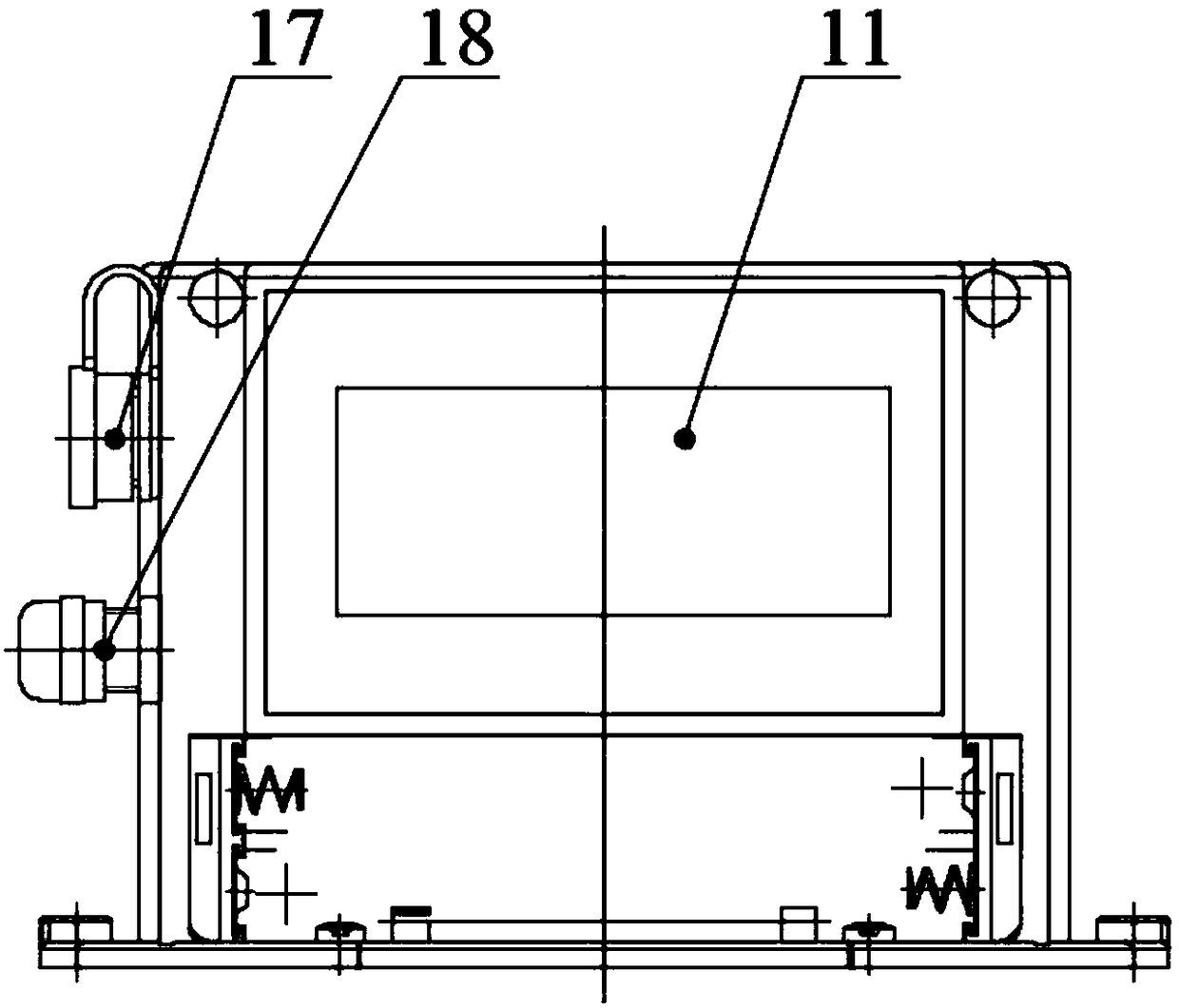 Medium-pressure fuel gas pipe straight-through ball valve