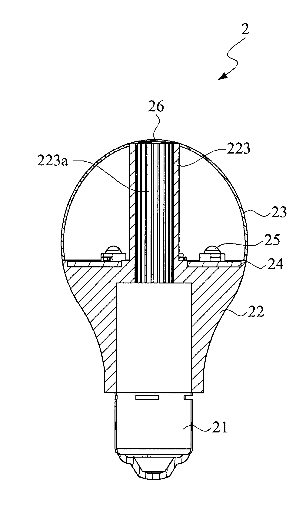 Light emitting diode bulb